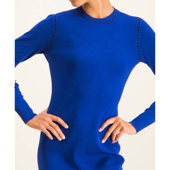 Michael Kors Logo Long sleeve Trim dress - Picture 11 of 14